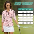thumbnail image 6 of Aplkyhs Cherry Blossom Women's Golf Shirt and Sun Visor Hat Set Butterfly Moisture Wicking 3/4 Sleeve Golf Shirts Sports Sun Visor Hat Suitable for Tennis Enthusiasts Soft and Comfortable, 6 of 7