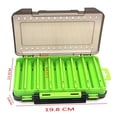 thumbnail image 6 of Fishing Tackle Box 14 Compartments Fishing Accessories Lure Hook Storage Case Double Sided Fishing Tool Organizer Boxes, 6 of 10