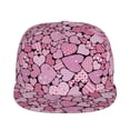 thumbnail image 2 of Fotbe Sweet Heart Flat Bill Visor Cap Classic Snapback Hat Polyester Foam Trucker Hat Trucker Cap Adjustable Baseball Cap, 2 of 9