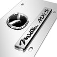 thumbnail image 2 of Mazda Miata MX-5 3D Logo and Nameplate Chrome Stainless Steel License Plate, 2 of 3
