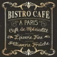 thumbnail image 2 of Pela Studio 20x20 Black Ornate Wood Framed with Double Matting Museum Art Print Titled - Parisian Signs Square II, 2 of 4