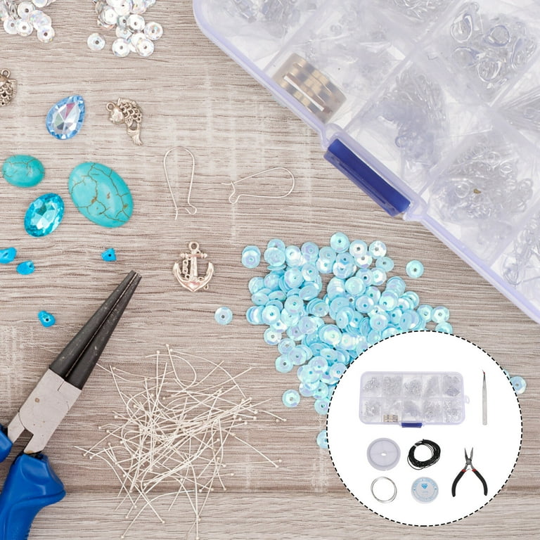 Jewelry Making Kit, Necklace Making kit with Jewelry Wire, Jewelry Tools  and Findings, Crimp Beads, Bracelet Clasps and Closures for Beading,  Jewelry Making Supplies and Repair 