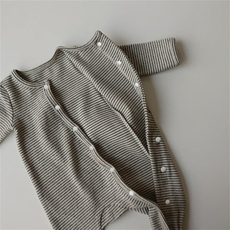 

TOWED22 Newborn Boys One Piece Outfit Baby Boy Clothes Long Sleeve Jumpsuit Romper Cute One-Piece Fall Winter Baby Clothes Outfits Beige