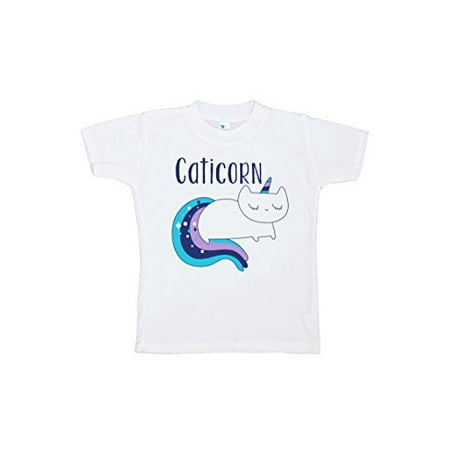 

7 ate 9 Apparel Kids Cat Unicorn T-Shirt 3T White