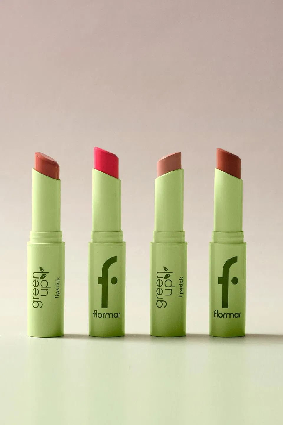 Flormar Green Up Vegan Lipstick with High Pigment & Semi-Matte Finish 3.2g - 002