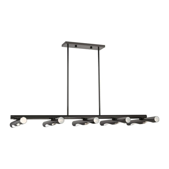 Livex Lighting - Acra - 10 Light Linear Chandelier in Contemporary Style - 20