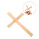 thumbnail image 5 of FELTECHELECTR 6Ud Cruz Decorativa Beige Hecha Con Tejido Para De Pascua Y Ambiente Religioso, 5 of 7