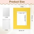 thumbnail image 2 of Uxcell 1Pcs Picture Mat 8"x10" Bevel Cut Frame Mattes for Display Art Measuring Yellow, 2 of 7