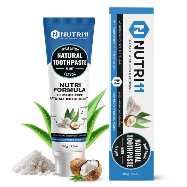 Pasta de dientes Nutri 11 Natural Whitening 100g sin flúor