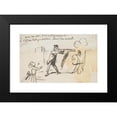 thumbnail image 2 of Cham 14x11 Black Modern Framed Museum Art Print Titled - My Military&nbsp;Tactics (1870), 2 of 5