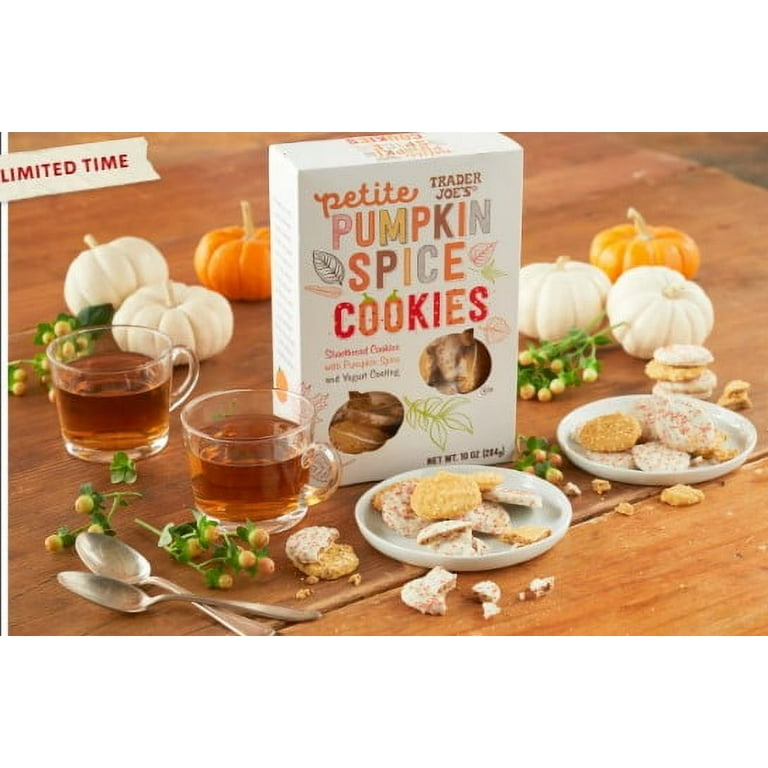Trader Joe's Petite Pumpkin Spice Cookies Net WT 10oz (284g)