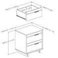 thumbnail image 4 of Allora 2 Drawer Nightstand in Rustic Oak, 4 of 5