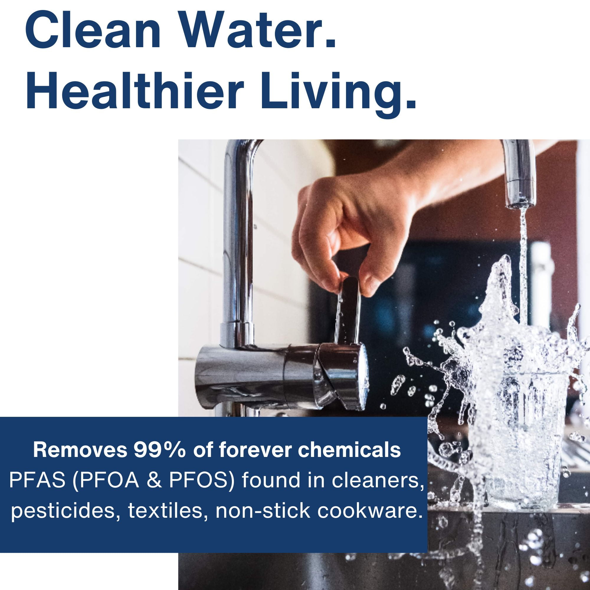Campbell Ultrafiltration+ Inline Under Sink Filter Kit, High Flow