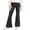 Black, variant on Duqingm Girl's Leggings Yoga Pants Size 5-14 Years High Waist Flare Stretchy Butt Lifting for Gym Casualwear Dailywear (Grey,5-6 Years)