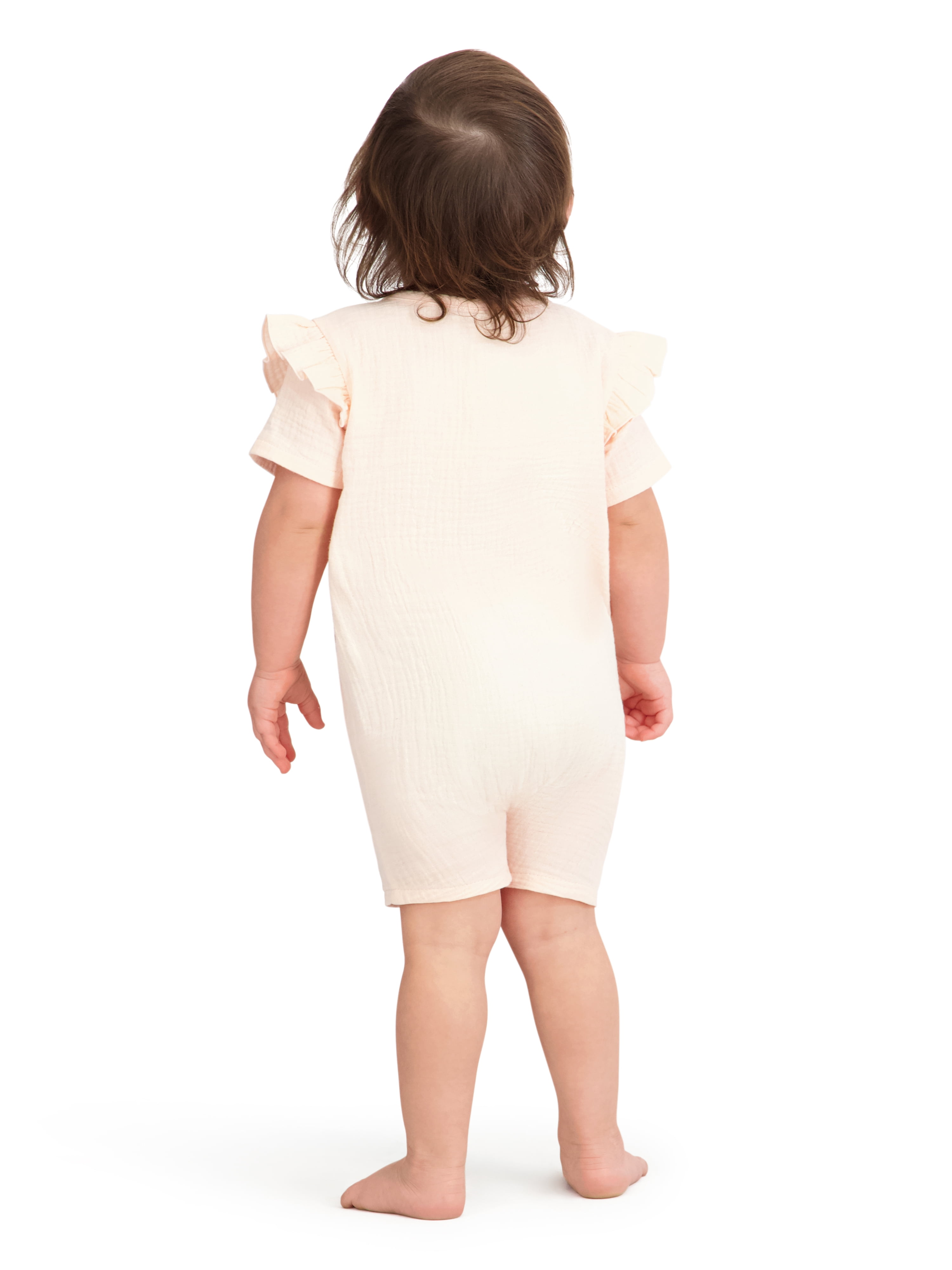 Bambi Baby Girl 2 Pack Rompers, Sizes 0/3 Months-24 Months