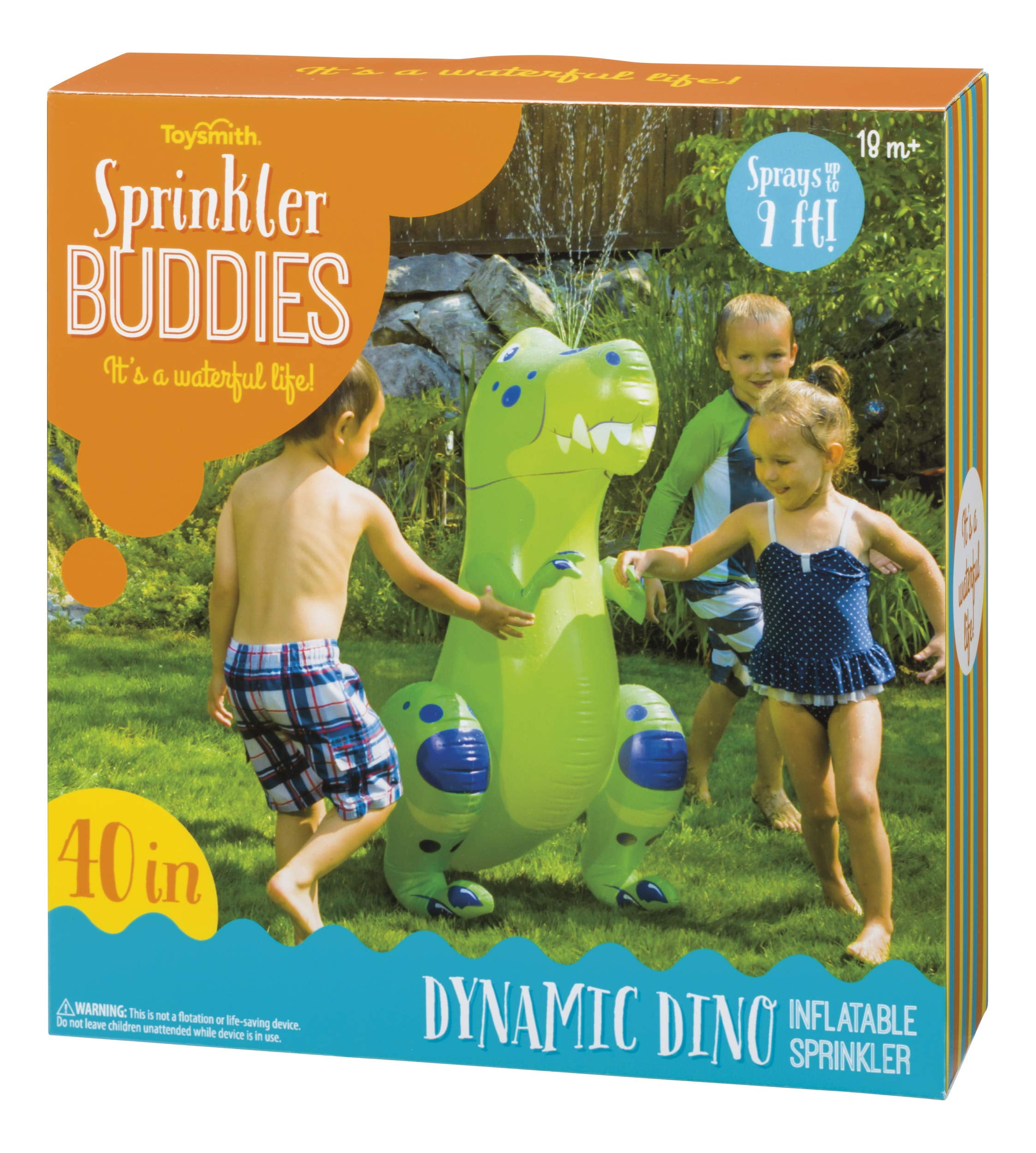 dino inflatable sprinkler