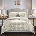 thumbnail image 1 of Chic Home BCS23971-US 4 Piece Sherwin Comforter Set, Beige - Twin Size, 1 of 1