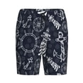 thumbnail image 3 of Picia Anchor and Lighthouse Pajama Shorts for Men, Men's Pajama Bottoms, Sleepwear,Short Pajama Pants-X-Large, 3 of 9