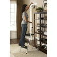 thumbnail image 4 of COSCO Signature 3-Step Step Stool with Plastic Steps (Aluminum/Black), 4 of 7