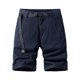 thumbnail image 1 of Pantalones Cortos Casuales de Verano para Hombres Al Aire Libre de Ajuste Suelto de Bolsillo Múltiple de Cinco Cuartos de Pantalones, Incluido el Cinturón para Deportes Y Viajes, 1 of 4