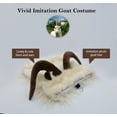 thumbnail image 2 of Halloween Costume  for Dogs, Funny Pet Apparel for Halloween Christmas, Dog Clothing Accessories (Size L,Goat), 2 of 6