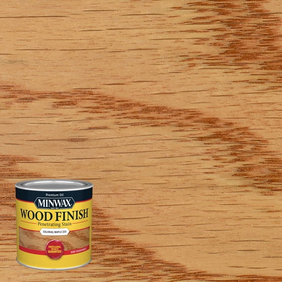 Minwax Wood Finish, Colonial Maple, 1/2 Pint