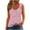 Y239#Pink, variant on Ichuanyi Womens Tank Tops Summer Print Camisole T-Shirts Crew Neck Loose Fit Cami Shirts Sleeveless Tank