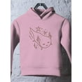 thumbnail image 3 of Cute Baby Magic Sleepy Axolotl Hoodie Toddler -Image by Shutterstock,  4 Toddler, 3 of 4