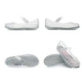 thumbnail image 4 of DVKOVI Girls Transparent Jelly Shoes for Toddler Little Child's Princess Sandals Spring Summer Petal Glitter Sandals Big Kids Flat Sole Dress Sandals Performance Shoe, 4 of 5