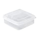 thumbnail image 2 of Fiudx Caja para Guardar Queso, Hermética, Conserva La Frescura, Apilable para Refrigerador, Multiusos para Mantequilla, Jengibre, Ajo y Especias de Cocina, Pp de Grado Alimenticio, 10 X 10 X 4,5 Cm, 2 of 6