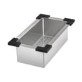 thumbnail image 5 of Ruvati RVH6333ST 45 in. 16 Gauge Stainless Steel Workstation Two Tiered Double Ledge Undermount Kitchen Sink, Silver, 5 of 7