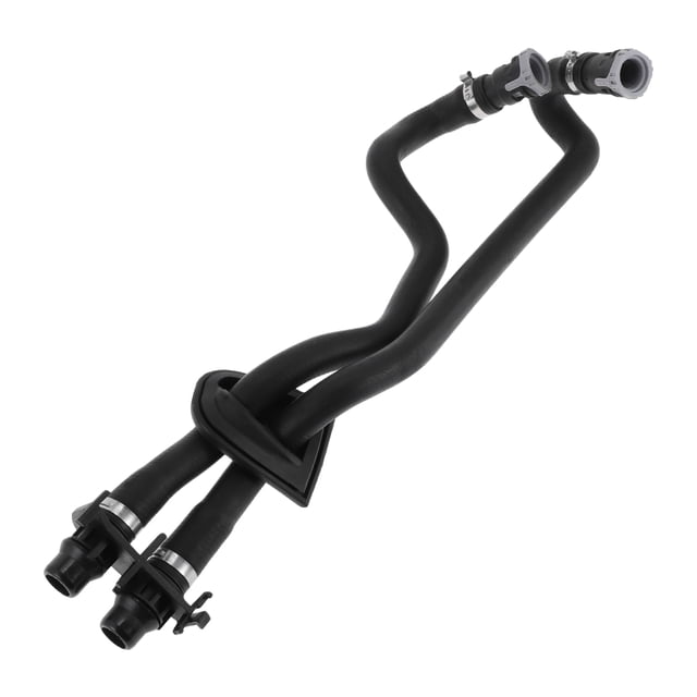 Unique Bargains No.LR004074 HVAC Heater Hose Assembly for Land Rover Discovery Sport 2015-2020 Good Sealing Black Engine Radiator Hose Rubber 1 Pc