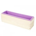 thumbnail image 1 of Molde rectangular para jabón morado de 900 ml para hornear, crear jabones, chocolates y helados, 1 of 8