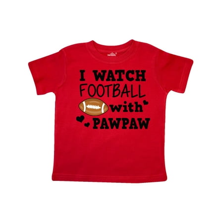 

Inktastic I Watch Football with My Pawpaw Gift Toddler Boy Girl T-Shirt
