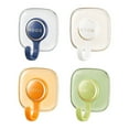 thumbnail image 2 of Riguas 4Pcs Storage Hooks No Punching Design Strong Load-bearing Moisture-proof Not Falling Wall Mounted Kitchen Organizer Strong-Viscosity Self Adhesive Wall Hook for Home, 2 of 7