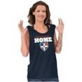 thumbnail image 3 of Dominican Republic Home Plate Base Tank Top T Shirts Men Women Brisco Brands S, 3 of 5