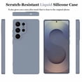 thumbnail image 2 of Cell Phone Basic Cases for Galaxy S25 Ultra 5G, Liquid Silicone Gel Rubber Shockproof Case Ultra Thin Slim Matte Surface Cover for Samsung S25 Ultra 6.8 inch (Gray), 2 of 6