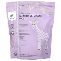 Grab Green Baby, Laundry Detergent Pods, Dreamy Rosewood with Essential Oils, 5  Months, 50 Loads, 1.76 lbs (800 g)