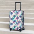 thumbnail image 6 of Hirioo Palm Leaves for Elasticity Suitcase Cover (No luggage Included) Durable Luggage Protector Fits 18-32 Inch Luggage-Large, 6 of 7