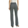 thumbnail image 2 of Jones New York Womens Herringbone Pull On Casual Trouser Pants, Blue, X-Large, 2 of 3