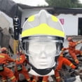 thumbnail image 4 of F2 Emergency Rescue Helmet Fire Fighter Safety Helmets Workplace Fire Protection Hard Hat with Headlamp & Goggles Protective -impact Helmet, 4 of 7