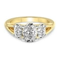 thumbnail image 3 of IGI Certified 1 Carat Oval Shape Lab Grown Diamond Engagement Ring | 14K Yellow Gold | Bethany Three Stone Side Oval Diamond Ring | FG-VS1-VS2 Quality Friendly Diamonds, 3 of 6
