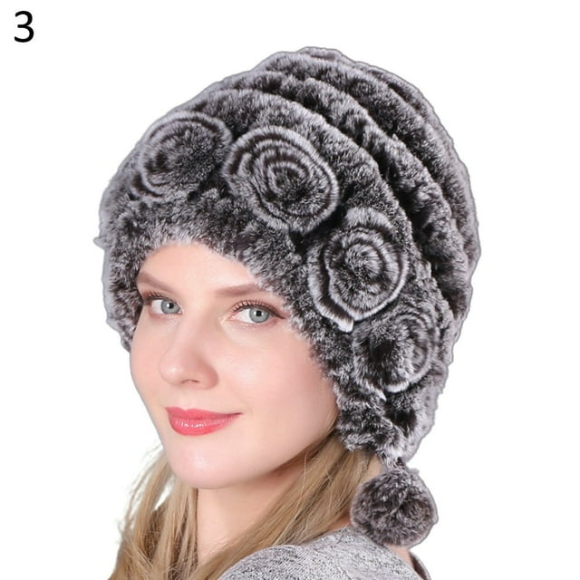 Tuque à Pompon Chaude pour Femmes, Automne-Hiver, Extérieur, Anti-Froid, Tricotée Épaissie