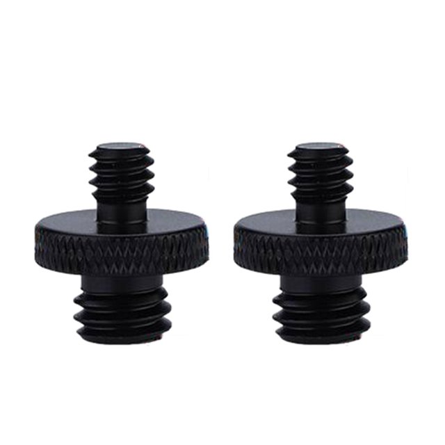 sweethay Tornillo de aleación de fácil conversión, 2 uds., aplicaciones amplias y adaptador de montaje en superficie moleteado antideslizante Accesorios de cámara y óptica A28 M10macho