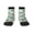 2 Black-1, variant on Rateoe Snail And Flower Pattern Quarter Crew Socks,Toe Seamed Ankle Socks,Cotton Cushioned Breathable Athletic Crew Sports Socks
