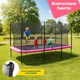 thumbnail image 4 of Trampolin Rectangular Little Monkey 10x7ft Brincolin Malla Seguridad, 4 of 7