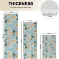 thumbnail image 4 of Lightblue Daisy Flower Yellow Centers Pattern Kitchen Rugs Sets Of 3,Kitchen Runner Rugs Non Skid Washable,Decorative Kitchen Floor Mats for Kitchen,Sink,Laundry,17"x30"+ 17"x47" + 17"x59", 4 of 6