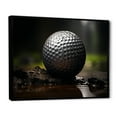 thumbnail image 2 of Designart "Focused Golfer" Sports Floater Framed Canvas Print, 2 of 7