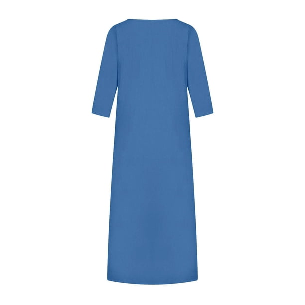 h&m blue dress maxi BOA DRESS