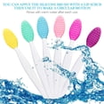thumbnail image 4 of Brocha exfoliante de silicona para labios, 30 unidades, 6 colores, 4 of 7